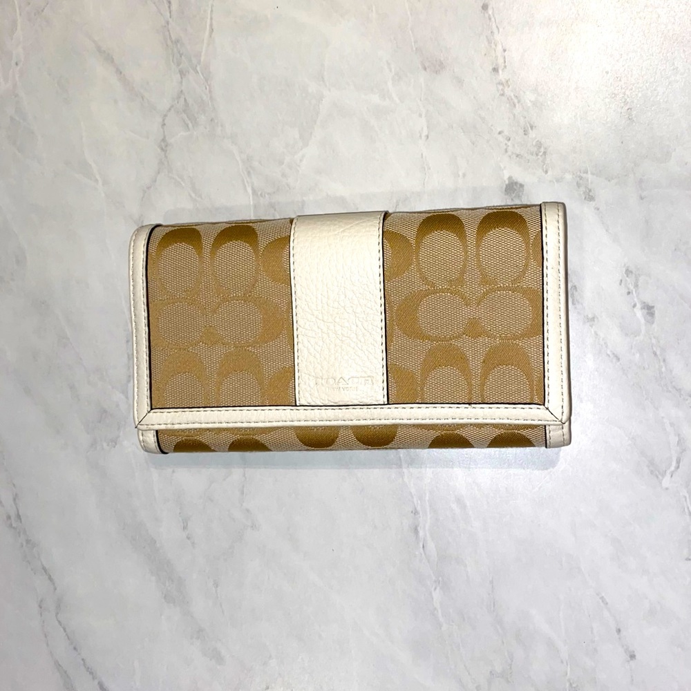 Coach Wallet with Checkbook Cover